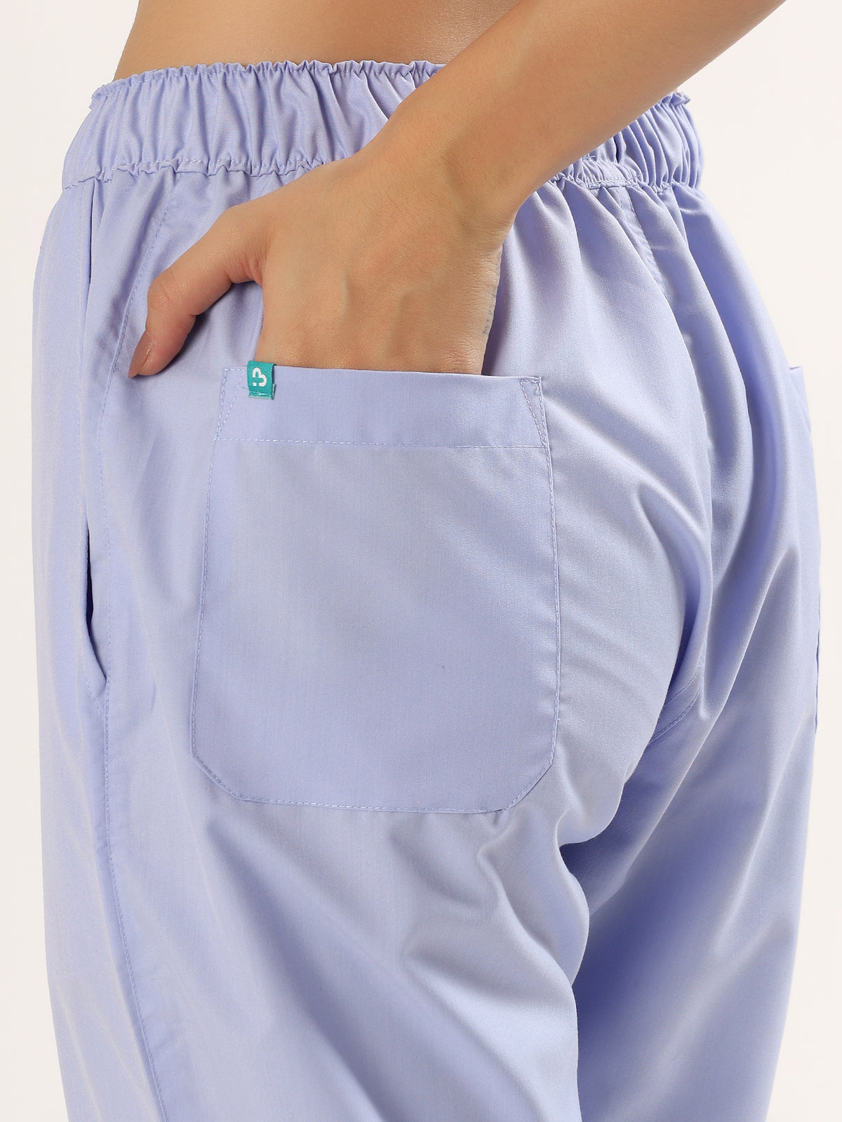 Lavender Mist Women’s V-Neck Scrub Suit | Ultra Soft, 9 Pockets