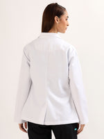 Women’s Full Sleeve Short Lab Coat | Ultra Soft with 4 Pockets