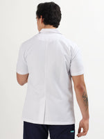 Men’s Half Sleeve Short Lab Coat | Ultra Soft with 5 Pockets