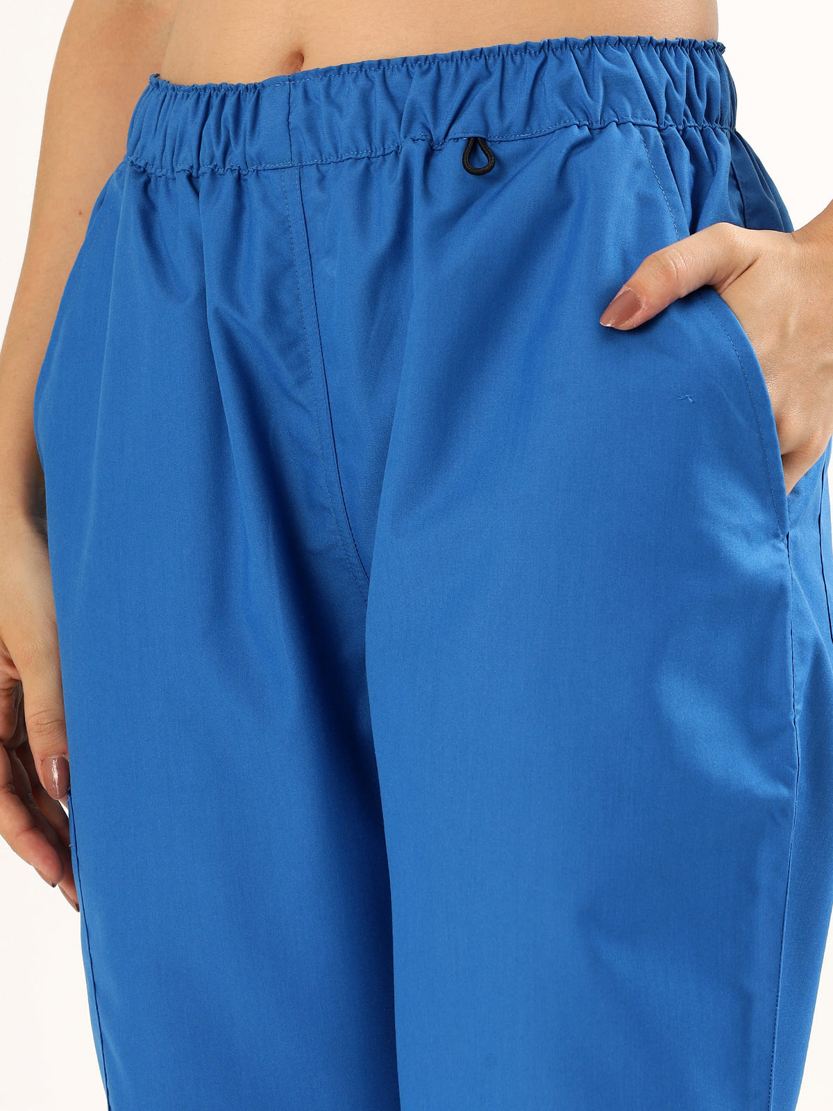 Cobalt Blue Women’s V-Neck Scrub Suit | Ultra Soft, 9 Pockets