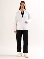 Women’s Full Sleeve Short Lab Coat | Ultra Soft with 4 Pockets