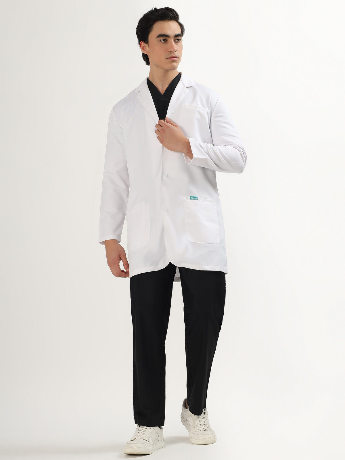 Men’s Full Sleeve Long Lab Coat | Ultra Soft with 4 Pockets