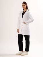 Women’s Full Sleeve Long Lab Coat | Ultra Soft with 4 Pockets.