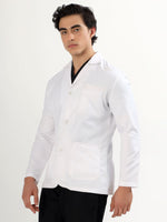 Men’s Full Sleeve Short Lab Coat | Ultra Soft with 5 Pockets