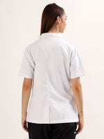 Women’s Half Sleeve Short Lab Coat | Ultra Soft with 4 Pockets