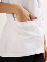 Women’s Half Sleeve Short Lab Coat | Ultra Soft with 4 Pockets
